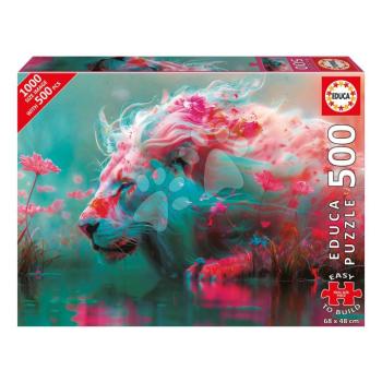 Puzzle King of Flowers Educa 500 darabos és Fix ragasztó kép