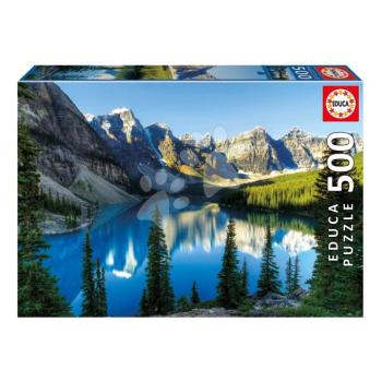 Puzzle Lake in Alberta Educa 500 darabos és Fix ragasztó kép