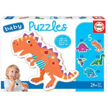 Puzzle legkisebbeknek Baby 5 Educa Dinoszaurusz 24 hó-tól kép