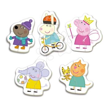 Puzzle legkisebbeknek Peppa Pig Baby Educa progresszív 3-4-4-4-5 darabos 24 hó-tól kép