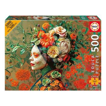 Puzzle Lizard Queen Educa 500 darabos és Fix ragasztó kép