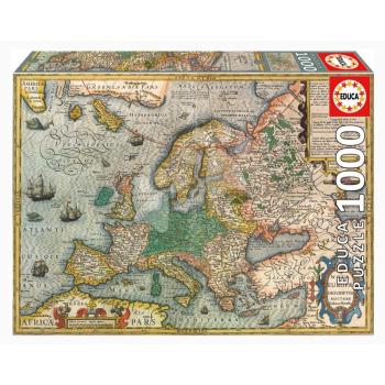 Puzzle Map of Europe Educa 1000 darabos és Fix ragasztó kép