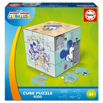 Puzzle Mickey 3D Puzzle Kids Educa 54 darabos 6 képpel kép