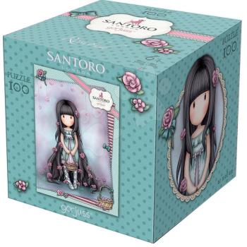 Puzzle Mini Cubes Santoro London Gorjuss Rosebud Educa 100 darabos 6 évtől kép