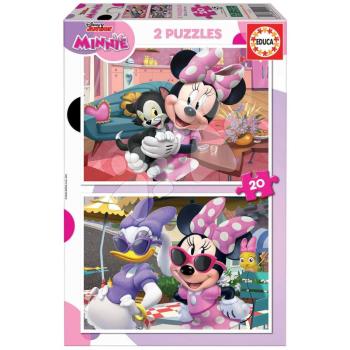 Puzzle Minnie Disney Educa 2x20 darabos kép