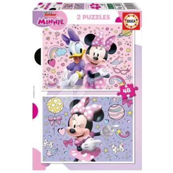 Puzzle Minnie Educa 2x48 darabos 4 évtől kép