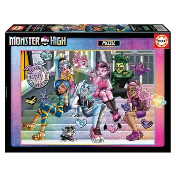 Puzzle Monster High Educa 1000 darabos és Fix ragasztó kép