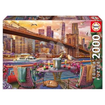 Puzzle NY Romance Educa 2000 darabos és Fix ragasztó