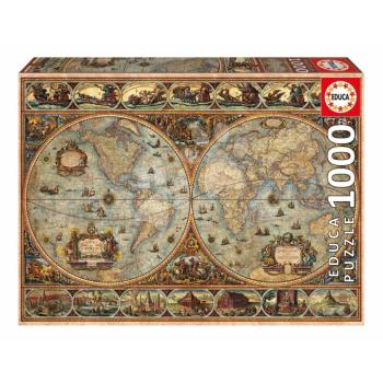 Puzzle Orbis Terrarum Educa 1000 darabos és Fix ragasztó kép
