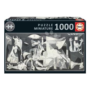 Puzzle panoráma Guernica Pablo Picaso Miniature Educa miniatűr 1000 darabos és Fix ragasztó kép