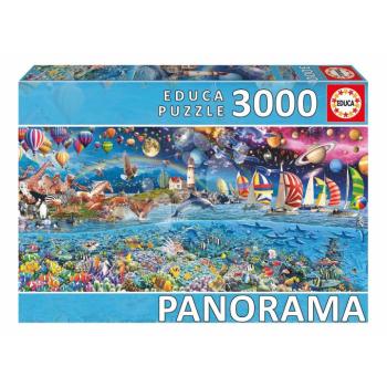 Puzzle panoráma Life Panorama Educa 3000 darabos kép