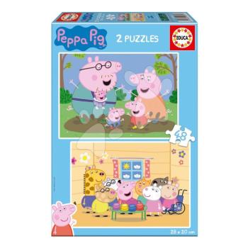 Puzzle Peppa Pig Educa 2x48 darabos 4 évtől kép