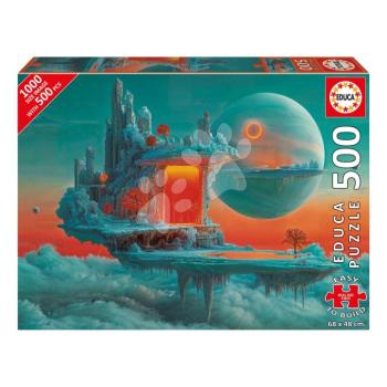 Puzzle Planet of Fire and Ice Educa 500 darabos és Fix ragasztó kép