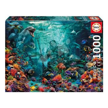 Puzzle Poseidon Coral Reef Educa 1000 darabos és Fix ragasztó kép