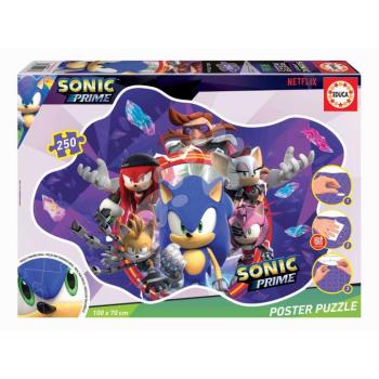 Puzzle poszter Sonic Prime Educa 250 darabos 8 évtől kép