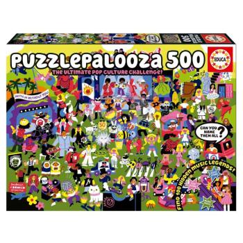 Puzzle PuzzlePalooza Educa 500 darabos és Fix ragasztó