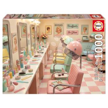 Puzzle Retro Glam Salon Educa 1000 darabos és Fix ragasztó