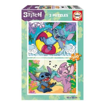 Puzzle Stitch Disney Educa 2x100 darabos 6 évtől kép