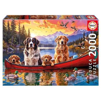 Puzzle Sunday with the Kids Educa 2000 darabos és Fix ragasztó kép