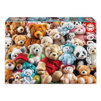 Puzzle Teddy Bears Educa 500 darabos és Fix ragasztó kép