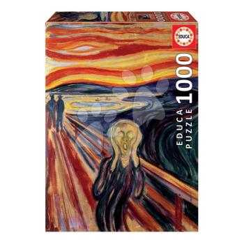Puzzle The Scream Edvard Munch Educa 1000 darabos és Fix ragasztó kép