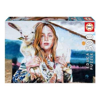 Puzzle The Shepherdess Lily Brick Educa 500 darabos és Fix ragasztó kép