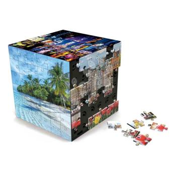 Puzzle utazós 3D Cube Travel Educa 216 darabos 8 évtől kép