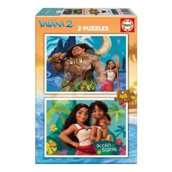 Puzzle Vaiana Disney Educa 2x48 darabos 4 évtől kép