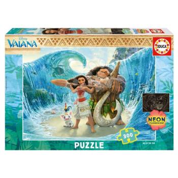 Puzzle Vaiana Disney Neon Educa 300 darabos világító 8 évtől