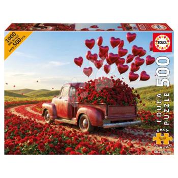 Puzzle Valentine Pickup Plus Educa 500 darabos és Fix ragasztó kép