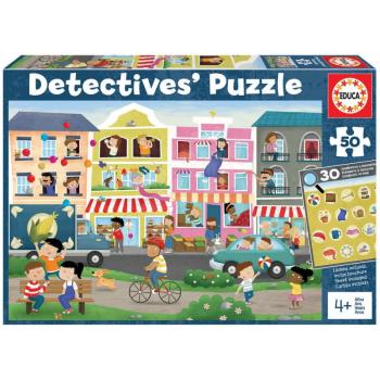 Puzzle Város Detectives Busy Town Educa találj 30 tárgyat 50 darabos 4 évtől kép