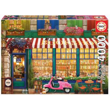 Puzzle Vintage Bookshop Educa 4000 darabos 11 évtól kép