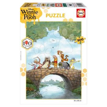 Puzzle Winnie the Pooh Educa 500 darabos és Fix ragasztó kép