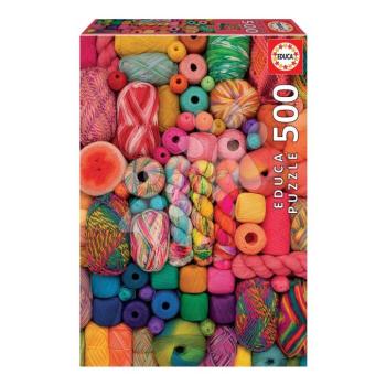 Puzzle Yarns Educa 500 darabos és Fix ragasztó kép
