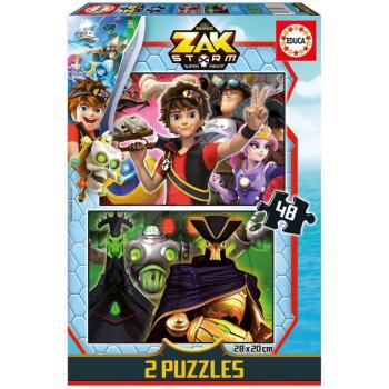 Puzzle Zak Storm Educa 2x48 darabos 4 évtől kép