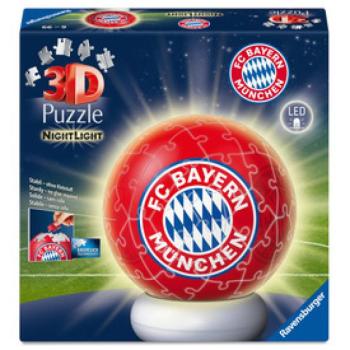 Puzzleball 3D 72 db - FC Bayern München éjjeli fény kép