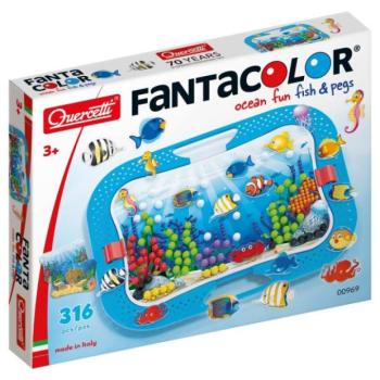 Quercetti Mozaika Fantacolor - szórakozás az óceánban - halak - 316 db kép