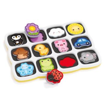 Quercetti Smart Puzzle - Első színek és szavak kép