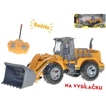 R/C rakodó gép 23 cm 27MHz teljes funkcióval elemmel és világítással kép