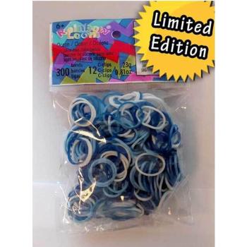 Rainbow Loom eredeti gumik gyerekeknek óceán mix 300 darab 05547 kép
