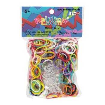 Rainbow Loom gumik gyerekeknek tarka mix 22017 kép
