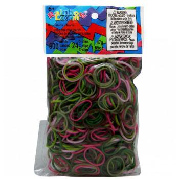 Rainbow Loom gumik gyerekeknek terepszínű mix 05622 kép
