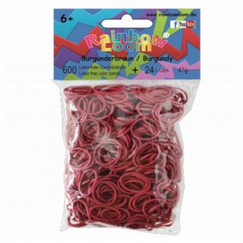 Rainbow Loom gyerek gumik 20860 bordó kép