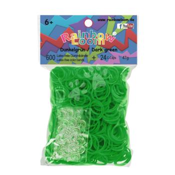 Rainbow Loom gyerek gumik 22147 sötétzöld kép
