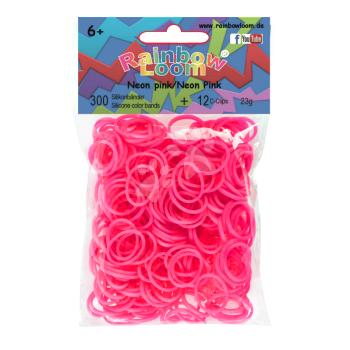 Rainbow Loom gyerek gumik neon 20259 rózsaszín kép