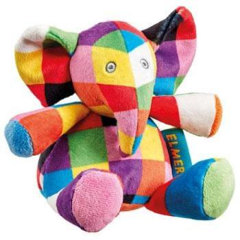 Rainbow Plüss elefánt Elmer kép