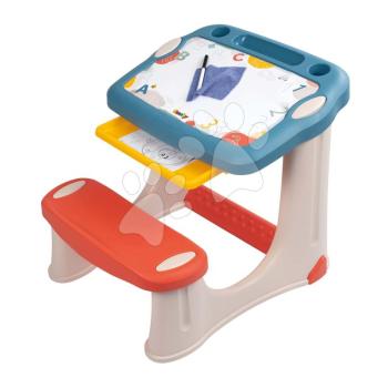 Rajzpad Magical Desk Smoby Rajzolj rá és töröld le 3 tárolórésszel és 12 kiegészítővel 24 hó-tól kép