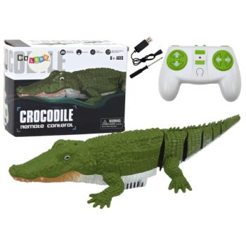 RC krokodil vízen úszó távirányítóval kép