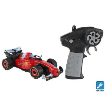 Roadstar R/C formula piros 13,5cm 2,4GHz teljes funkció újratölthető akkumulátorral világítással