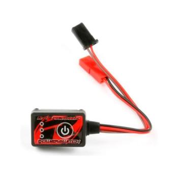 Robitronic elektronikus kapcsoló akkumulátorjelzővel kép